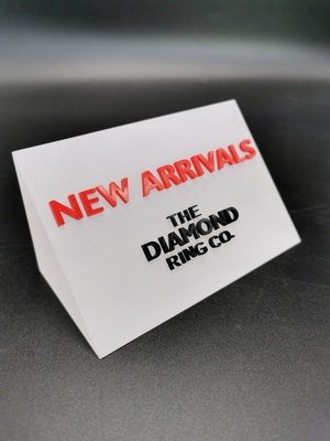 Best sales Acrylic Block with logo embross/最高の販売 アクリルブロックでロゴを刺繍で