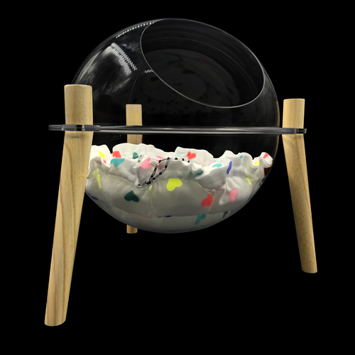 Acrylic cat bed ,acrylic bed with dome