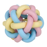 Dog toy bell bouncy ball small dog pet supplies cat toy colorful bell ball puppy molars