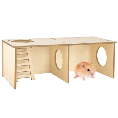 Small pet wooden house/hamster house suitable for decorative hamster cages