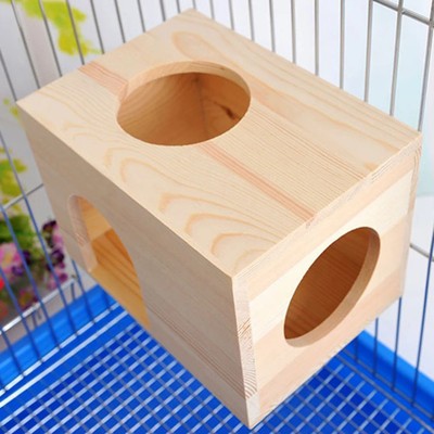Wooden pet house bird cage hamster cage decoration pet room suitable for pet cage decoration