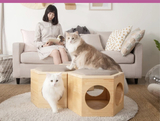 创意凳子猫窝猫房子猫别墅半封闭成幼猫咪窝泰迪狗狗窝宠物窝用品