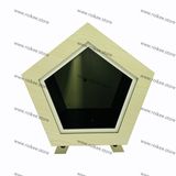 Pentagonal Cat house DIY Cat Villa Wooden Box Easy Assembly For Home Patio