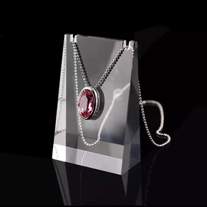 New Style Earrings Necklace Pendant Solid Acrylic Clear Chain Jewelry Display Stand  Storage Racks